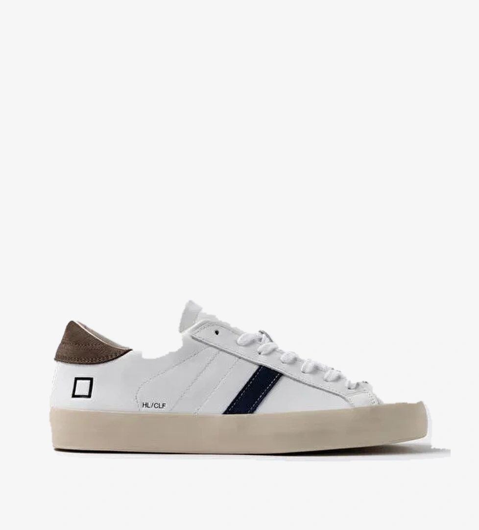 D.a.t.e Beyaz Erkek Deri Sneaker HILL LOW - Görsel 1
