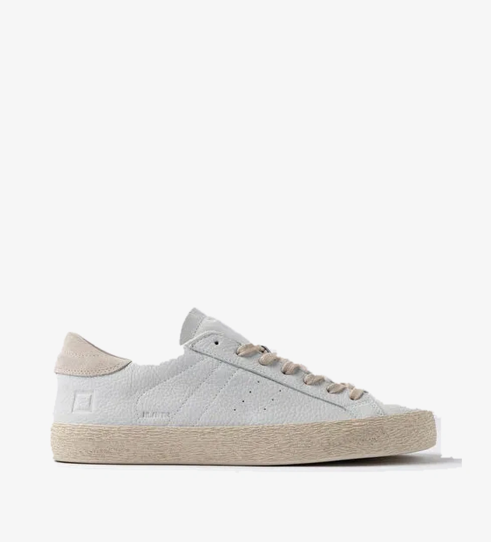 D.a.t.e Beyaz Erkek Deri Sneaker HILL LOW