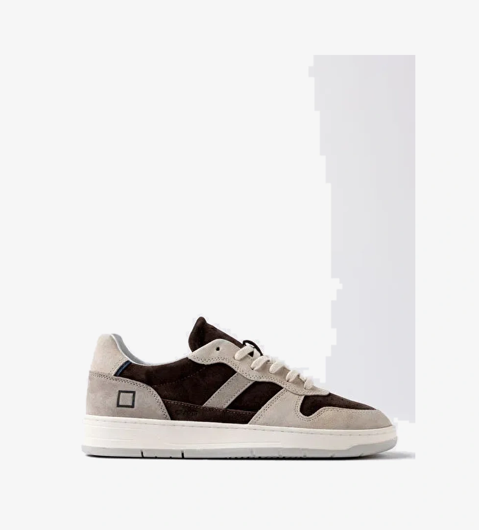 D.a.t.e Bej Erkek Deri Sneaker COURT 2.0 VINTAGE