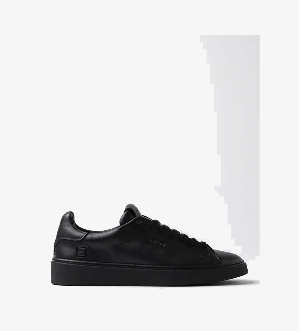 D.a.t.e Siyah Erkek Deri Sneaker LEVANTE - Görsel 1