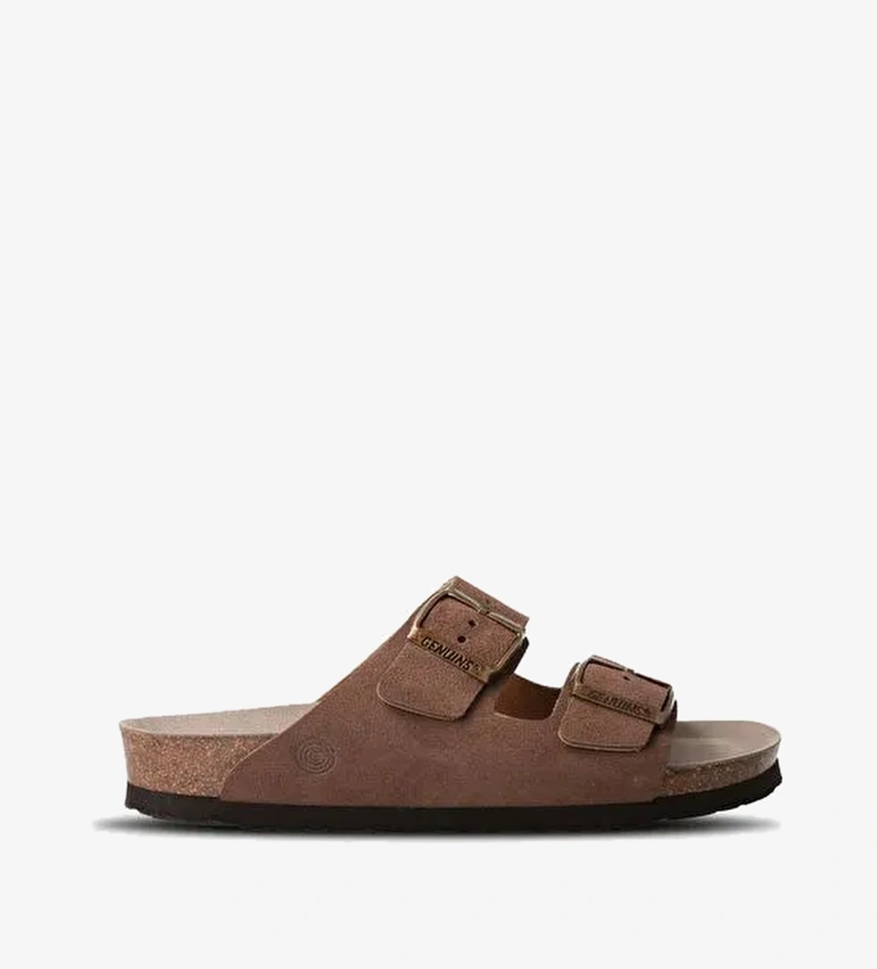 Kadın Terlik HAWAII G106020 Genuins Velour Terra - Görsel 1