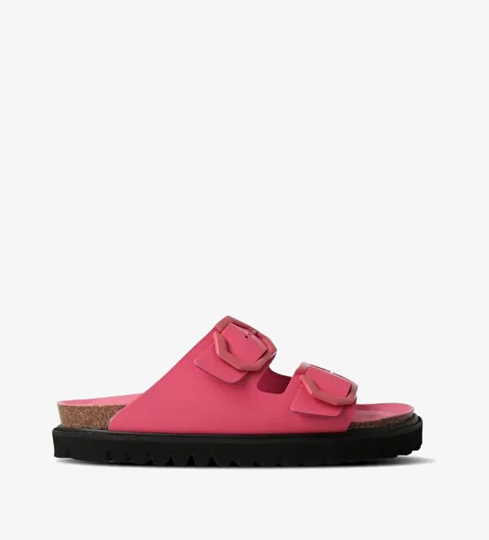 Kadın Terlik GALIA G104836 Genuins Leather Fuchsia - Görsel 1
