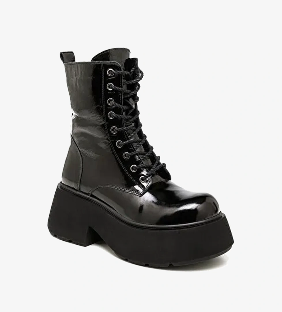 Kadın Bot RC-24K-001-R38400 John May 295-Siyah Rugan - Görsel 1