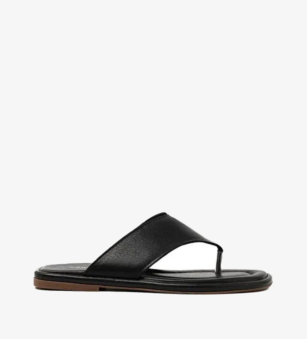 Kadın Terlik RC-25Y-001-R29639 John May Siyah Cilt - Görsel 1