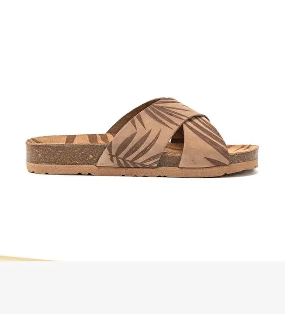 Kadın Terlik MAR-25Y-175-19 John May Kum Nubuk - Görsel 1