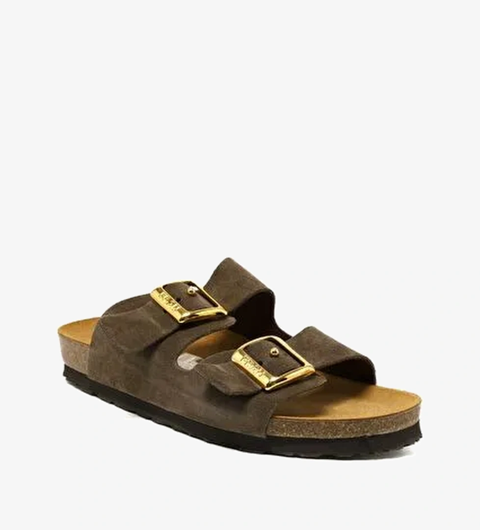 Kadın Terlik 17D8 Frau VELOUR-S T.Moro (Dark Brown) - Görsel 1