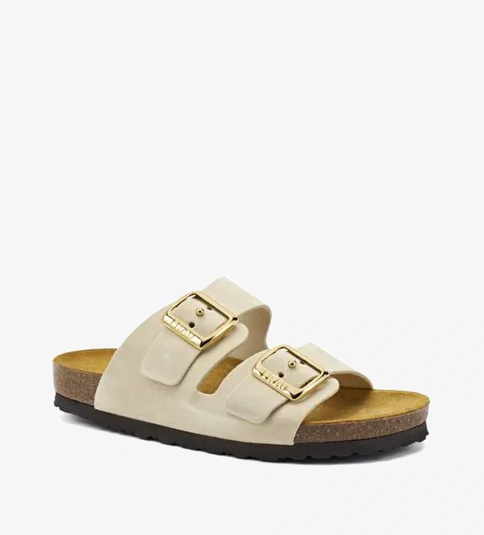 Kadın Terlik 17D8 Frau VELOUR-S Cappuccino (Taupe) - Görsel 1