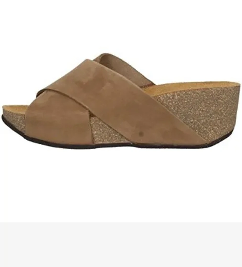 Kadın Terlik 59F0 Frau NABUK-S Sabbia - Görsel 1