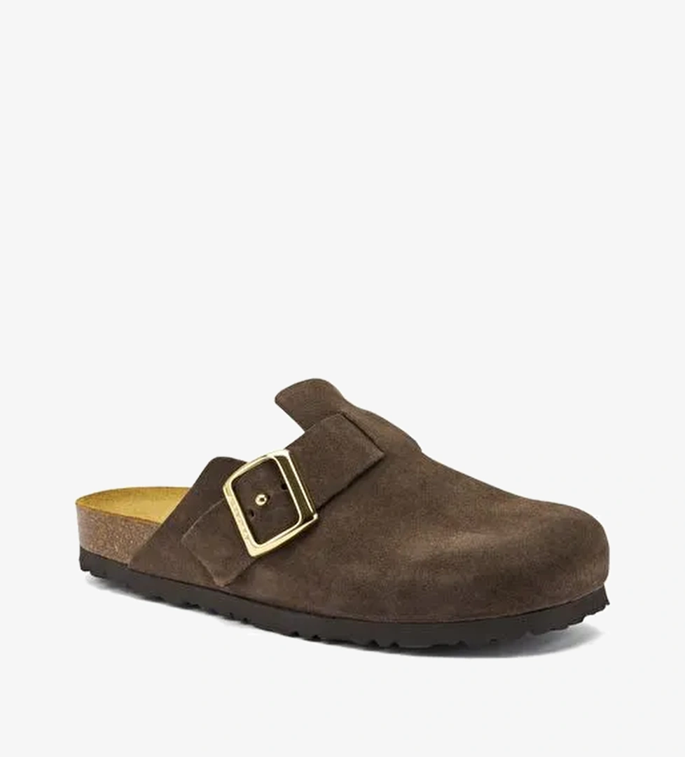 Kadın Terlik 17D5 Frau VELOUR-S T.Moro (Dark Brown) - Görsel 1