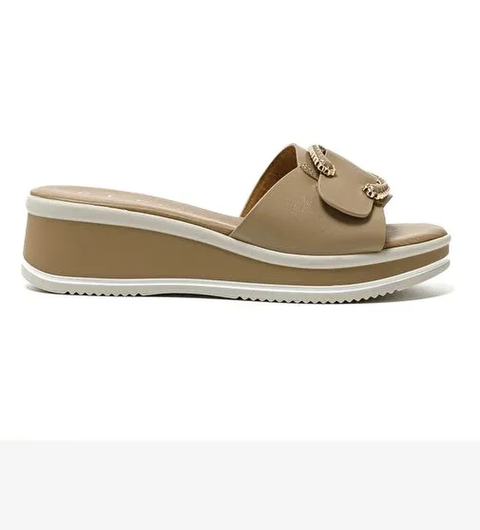 Kadın Terlik 12128-E5 Repo Beige - Görsel 1