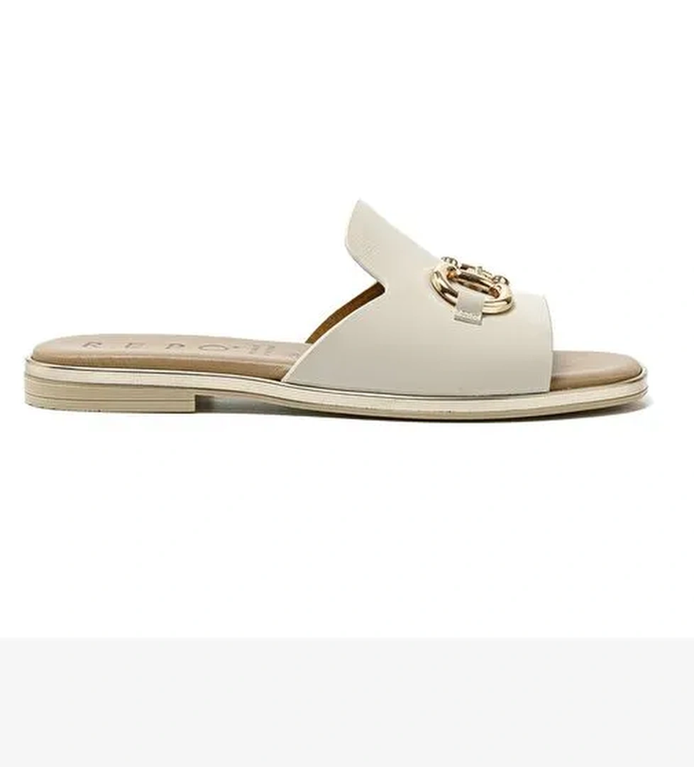 Kadın Terlik 71119-E5 Repo Avorio - Görsel 1