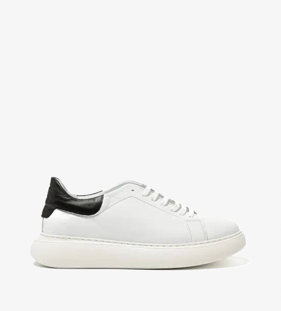 Erkek Sneaker ( Günlük) RC-25Y-058-R1960 John May Beyaz-Siyah - Görsel 1