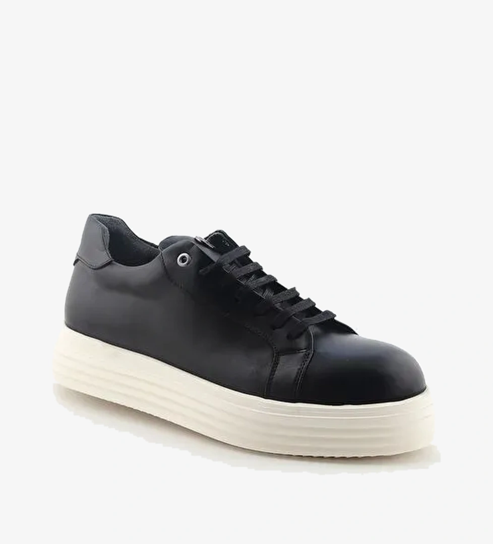 Erkek Sneaker ( Günlük) KA-E9402 John May Paris Siyah Bambi - Görsel 1