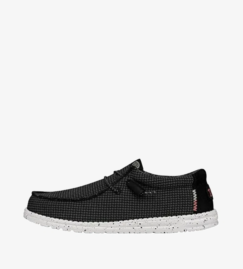 Erkek Sneaker ( Günlük) HD.40403 Hey Dude Wally Sport Mesh 66 Black/White - Görsel 1