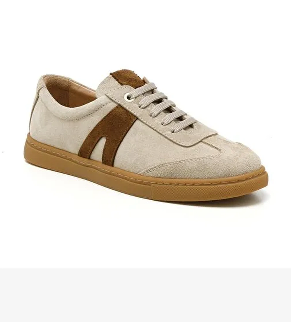 Kadın Sneaker ( Günlük) MAR-25Y-192-4003 John May Bej Süet-Taba Süet - Görsel 1