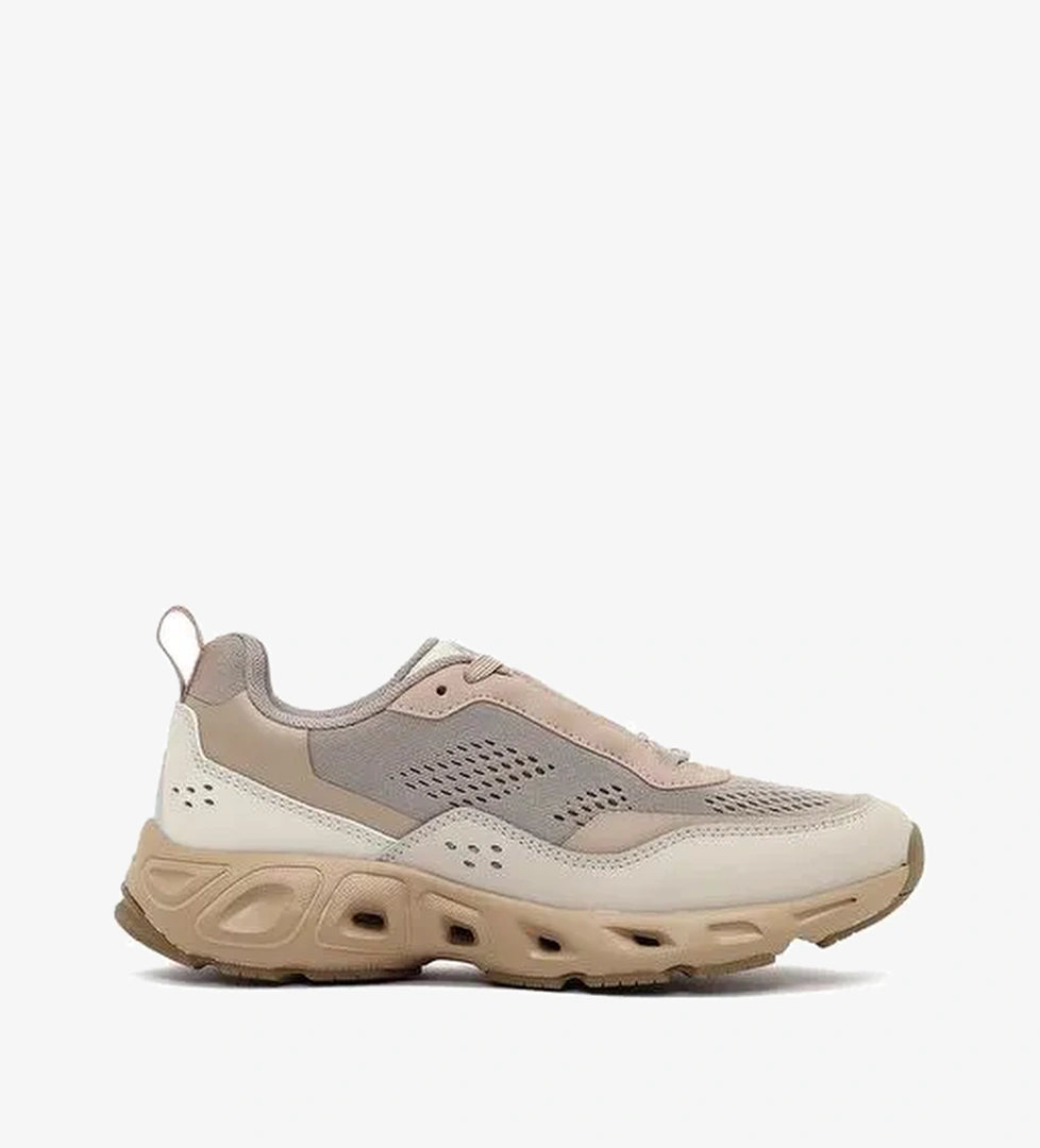 Derimod Studio Kadın Bej Bağcıklı Kalın Tabanlı Sneaker 25AFD43526F - Görsel 1