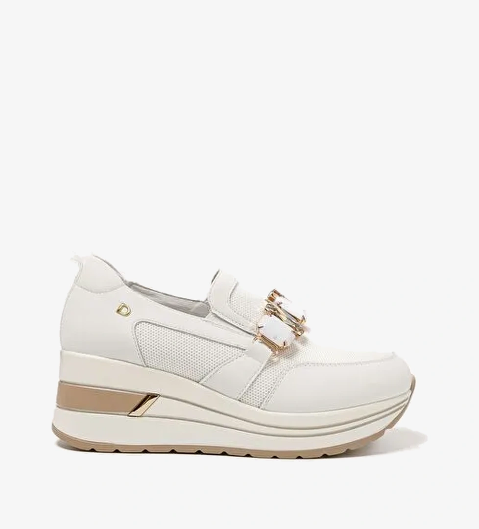 Kadın Sneaker ( Günlük) 2L5548DM Donna Serena TOMAIA 5548DM Bianco Platino - Görsel 1