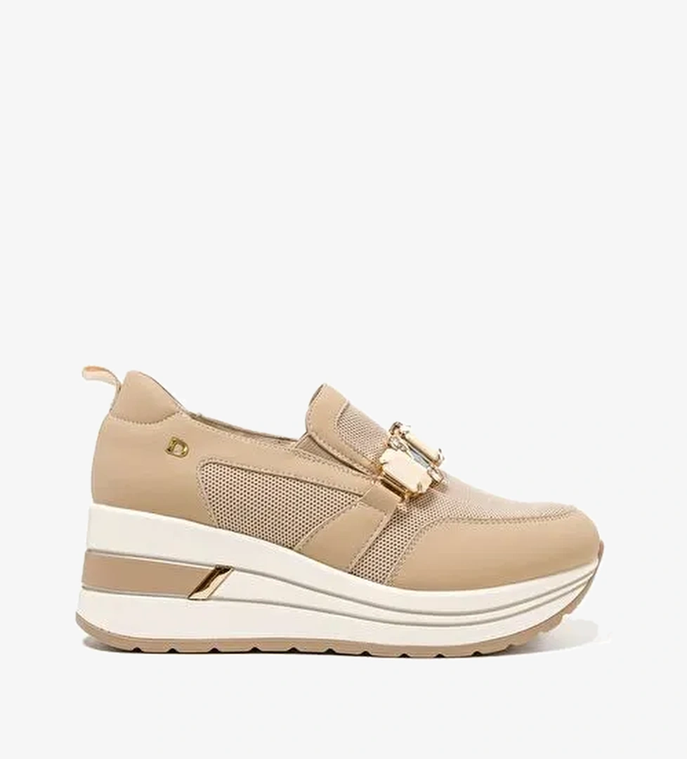 Kadın Sneaker ( Günlük) 2L5548DM Donna Serena TOMAIA 5548DM Beige Platino - Görsel 1