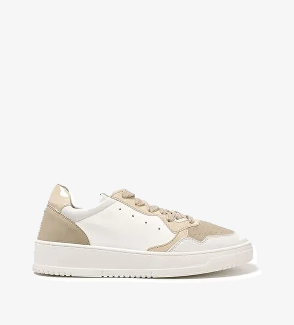 Kadın Sneaker ( Günlük) 115580CO Comart LONDON 5580CO Beige Bianco - Görsel 1