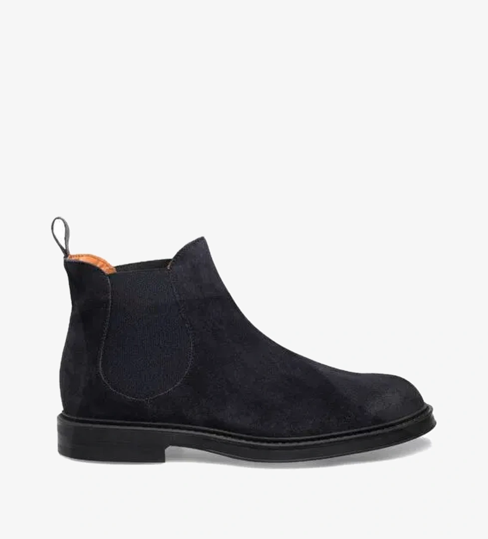 Erkek Bot 73A3 Frau WAXY Ankle Boot Blu (Navy) - Görsel 1