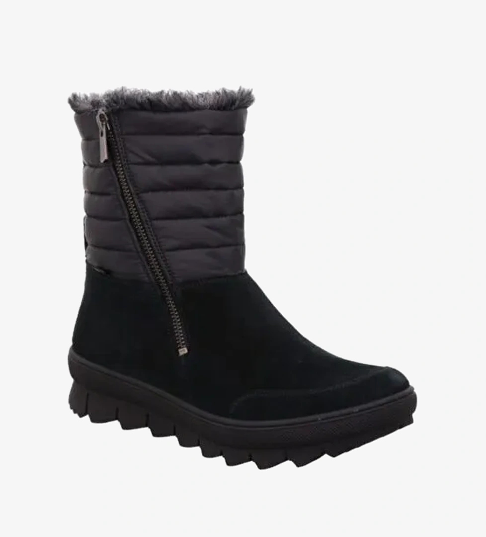 Kadın Bot 2-009900-0000 LegeroNovara Gorotex Süet Siyah - Görsel 1