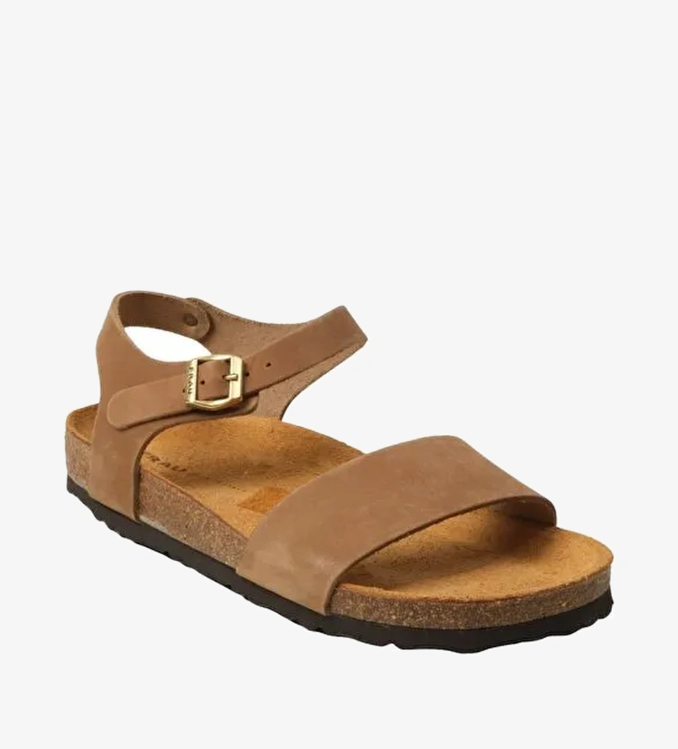 Kadın Sandalet 58H3 Frau NABUK-S Sabbia - Görsel 1