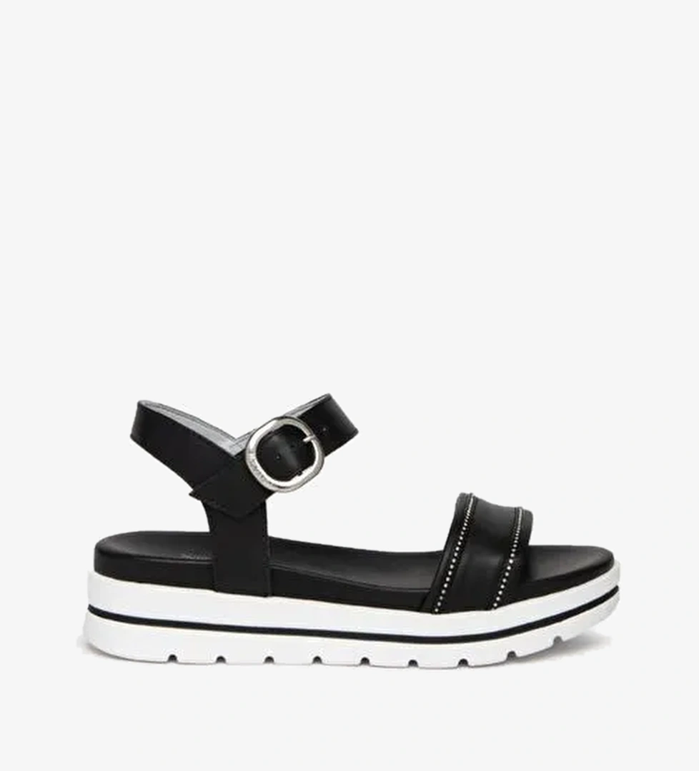 Kadın Sandalet E307812D NeroGiardini TAMIGI PU.KALE' P15655 BIAN 100-Nero - Görsel 1