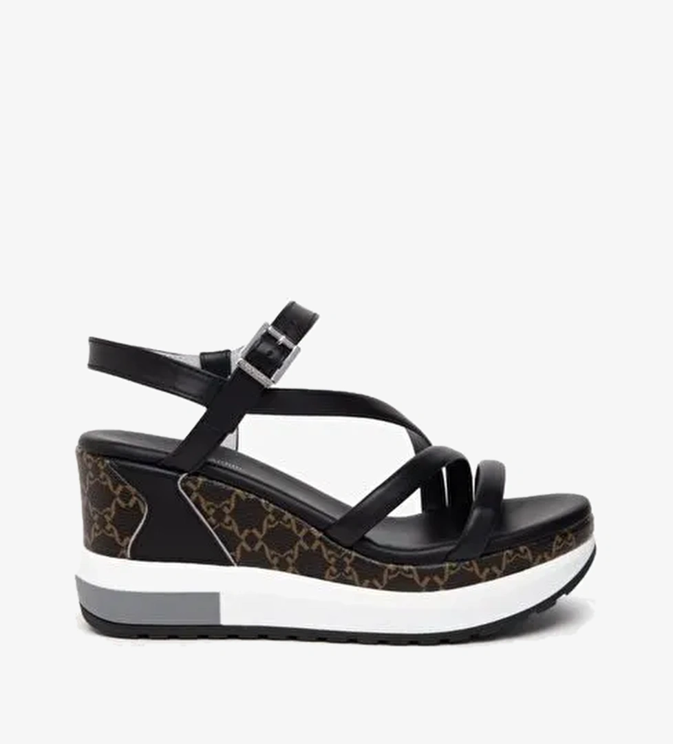 Kadın Sandalet E307758D NeroGiardini TAMIGI POLI.MILENA7854 ZEPTR MILENA 7854 100-Nero - Görsel 1