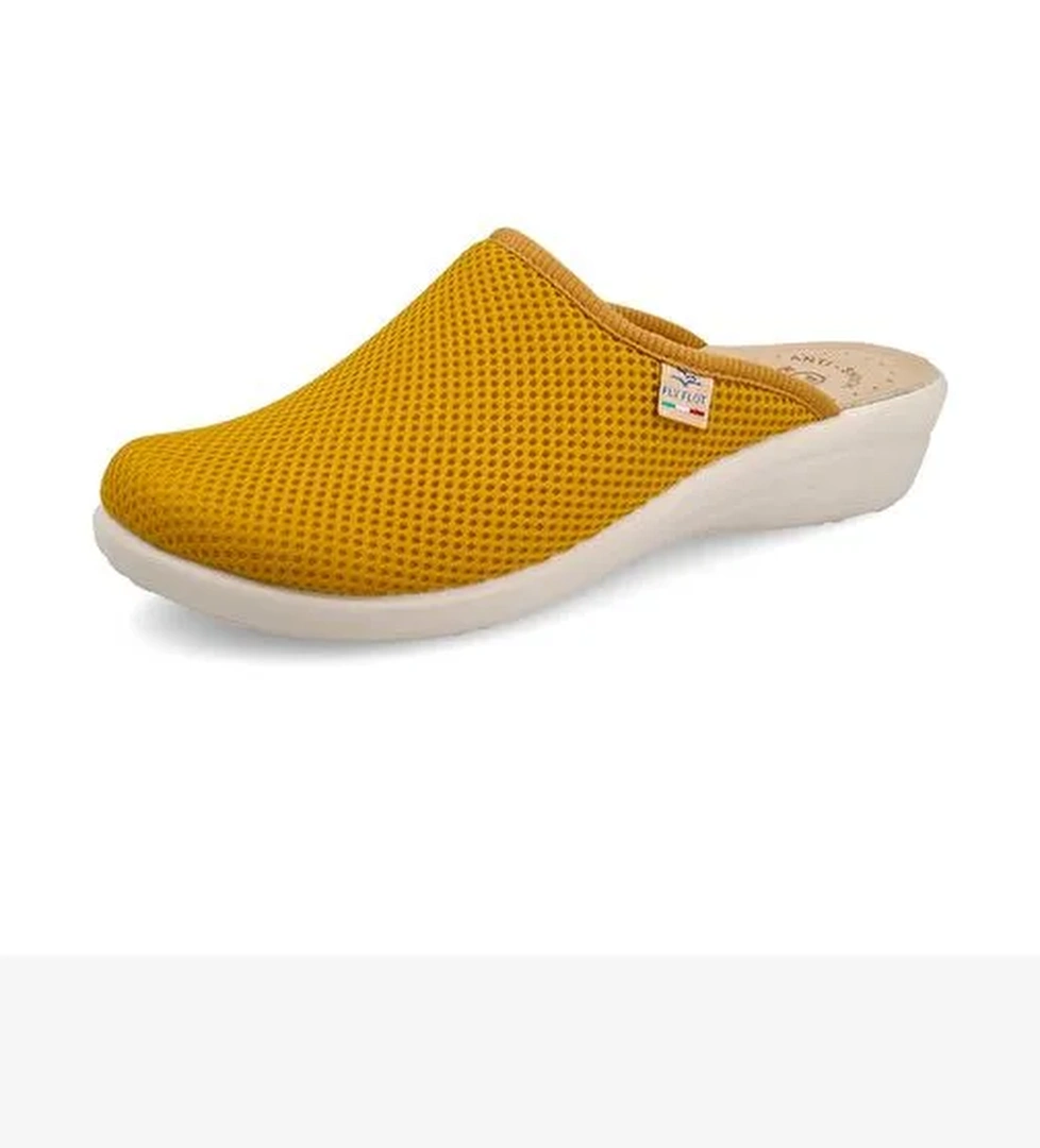 Kadın Terlik ( Günlük) T4 368 FE Fly Flot Slipper FRESH CLASSIC 6023-Yellow - Görsel 1