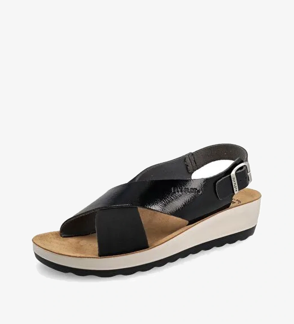 Kadın Sandalet 42 G61 3C Fly Flot Sandal TRENDY 6403-Black - Görsel 1