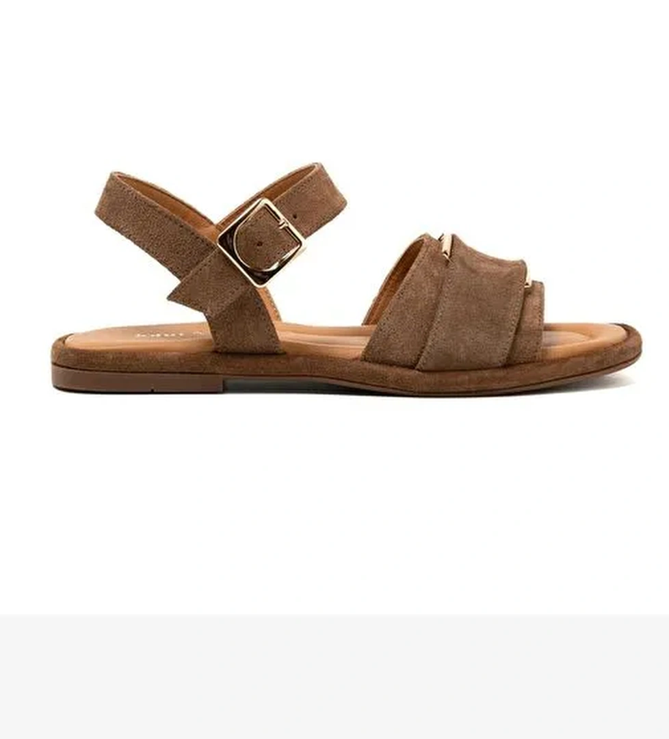 Kadın Sandalet RC-25Y-001-R29624 John May Tütün Süet - Görsel 1