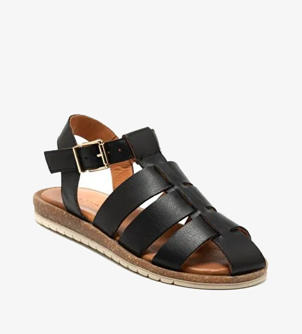 Kadın Sandalet RC-25Y-210-R2614 John May Siyah - Görsel 1