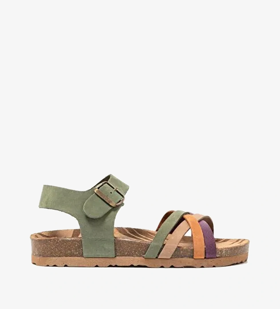 Kadın Sandalet MAR-25Y-175-04 John May Haki Multi - Görsel 1