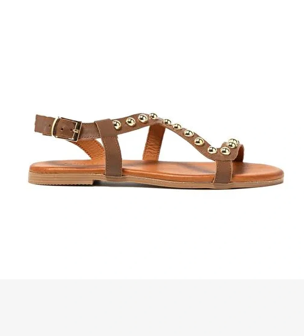 Kadın Sandalet MAR-25Y-072-4010 John May Koyu Kahve - Görsel 1