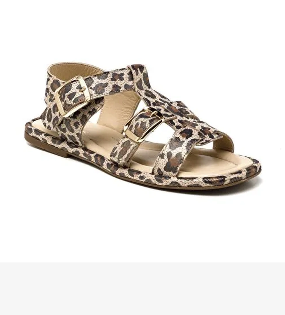 Kadın Sandalet RC-25Y-001-R29626 John May 545-Leopar - Görsel 1