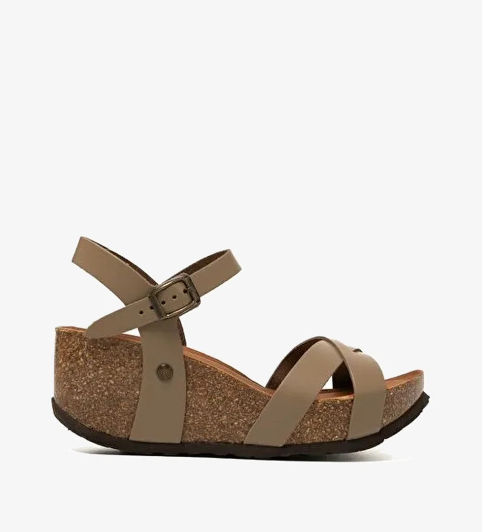 Kadın Sandalet CANNES G106318 Genuins Leather Dress Taupe - Görsel 1