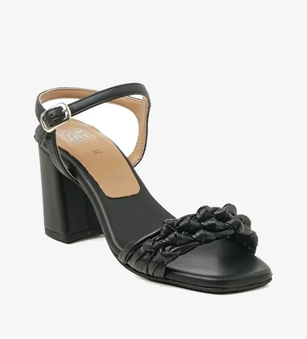 Kadın Topuklu Ayakkabı 7D5145 Comart TOM INTRECCIO 5145 Nero - Görsel 1