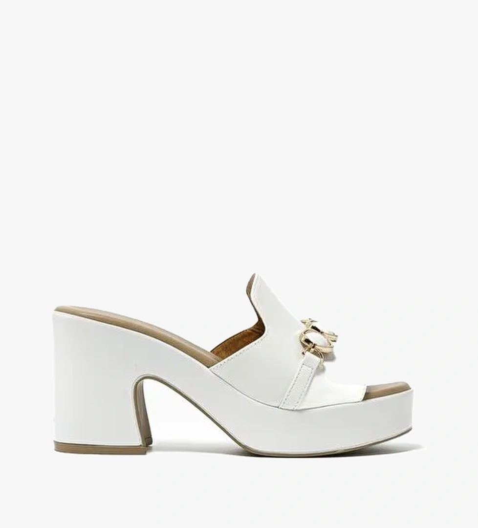 Kadın Terlik 57132-E5 Repo Bianco - Görsel 1