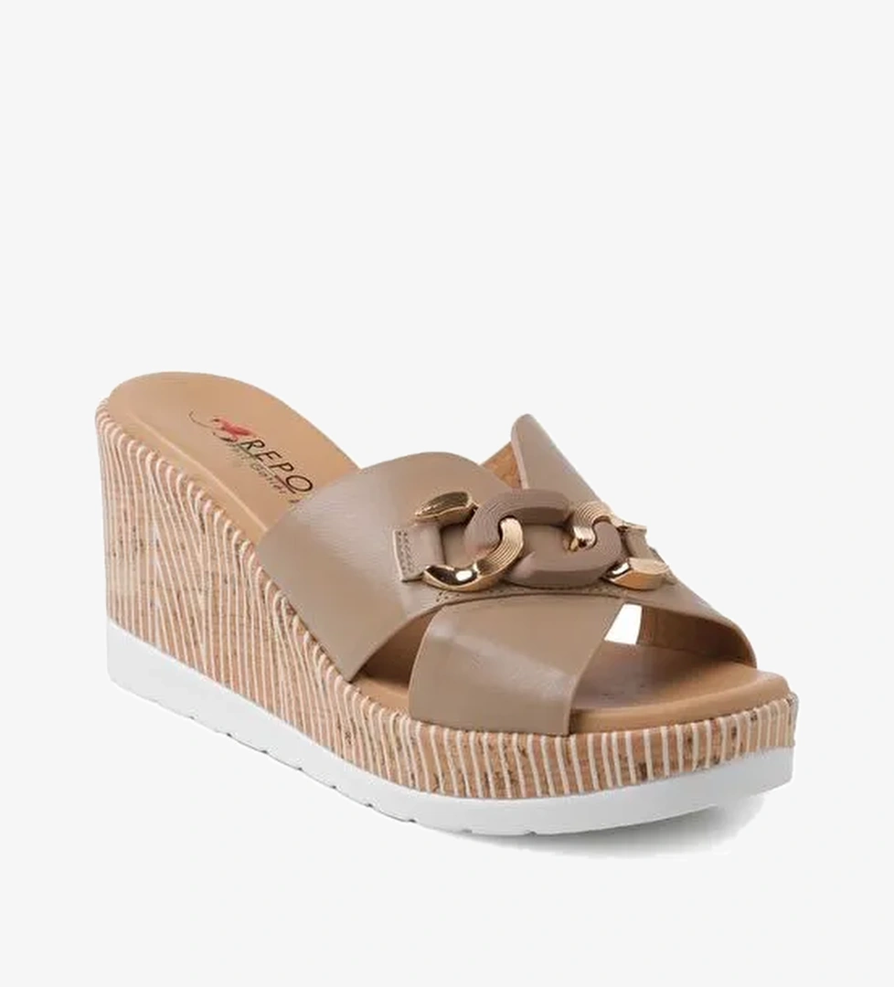 Kadın Terlik 51102-E4 Repo Beige - Görsel 1