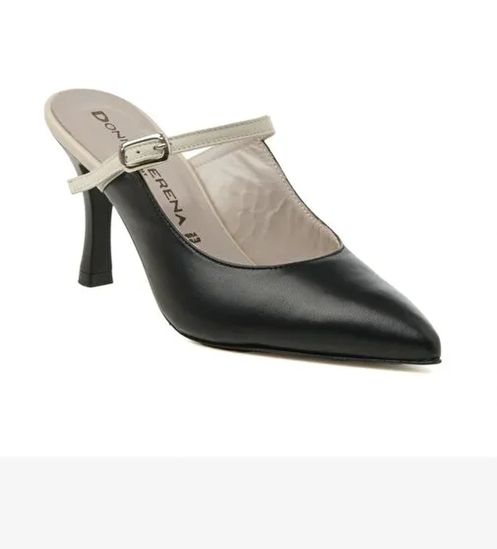 Kadın Terlik 1L4731DP Donna Serena SOFTNIL PELLE Nero - Görsel 1