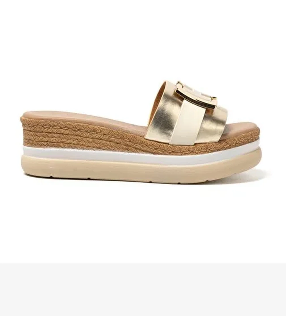 Kadın Terlik 13130-E5 Repo Platino - Görsel 1