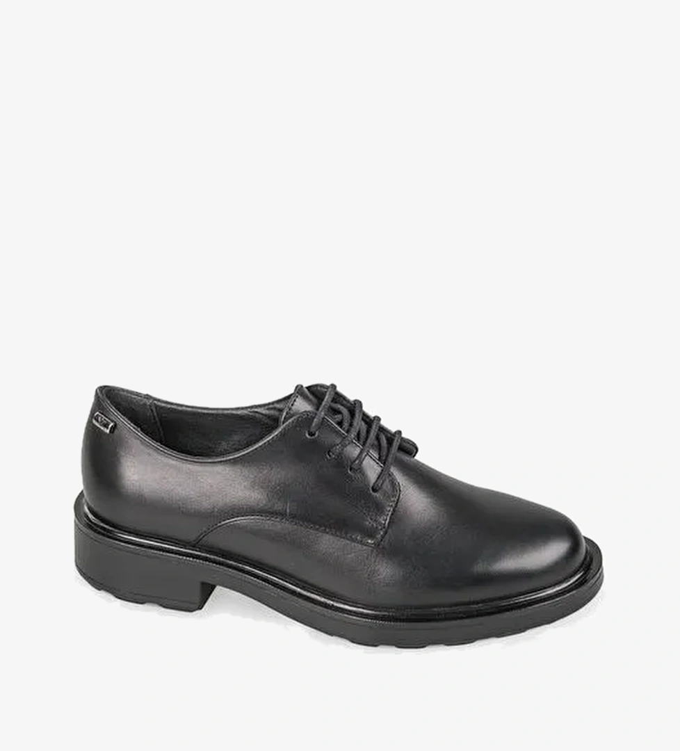 Kadın Oxford ( Klasik) V49750A Valleverde Calz.Donna Scarpa Vitello Nero - Görsel 1