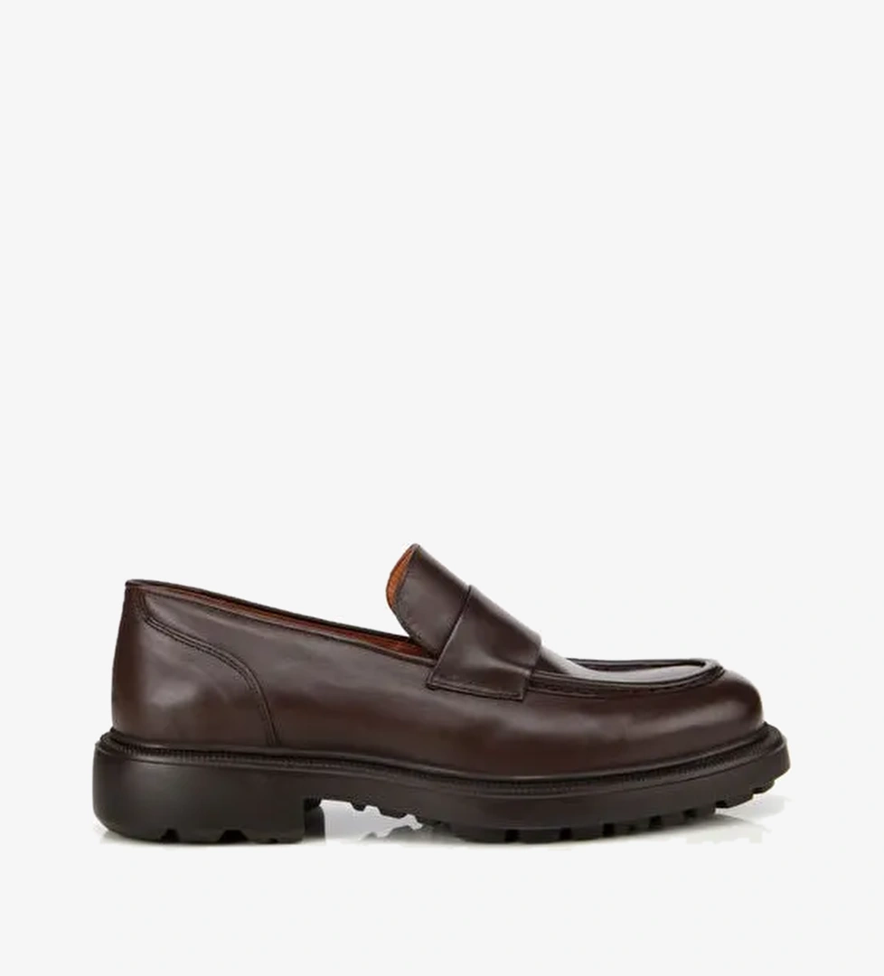 Erkek Deri Kahverengi Yumuşak Dokulu Klasik Loafer 02AYH311880A480 - Görsel 1