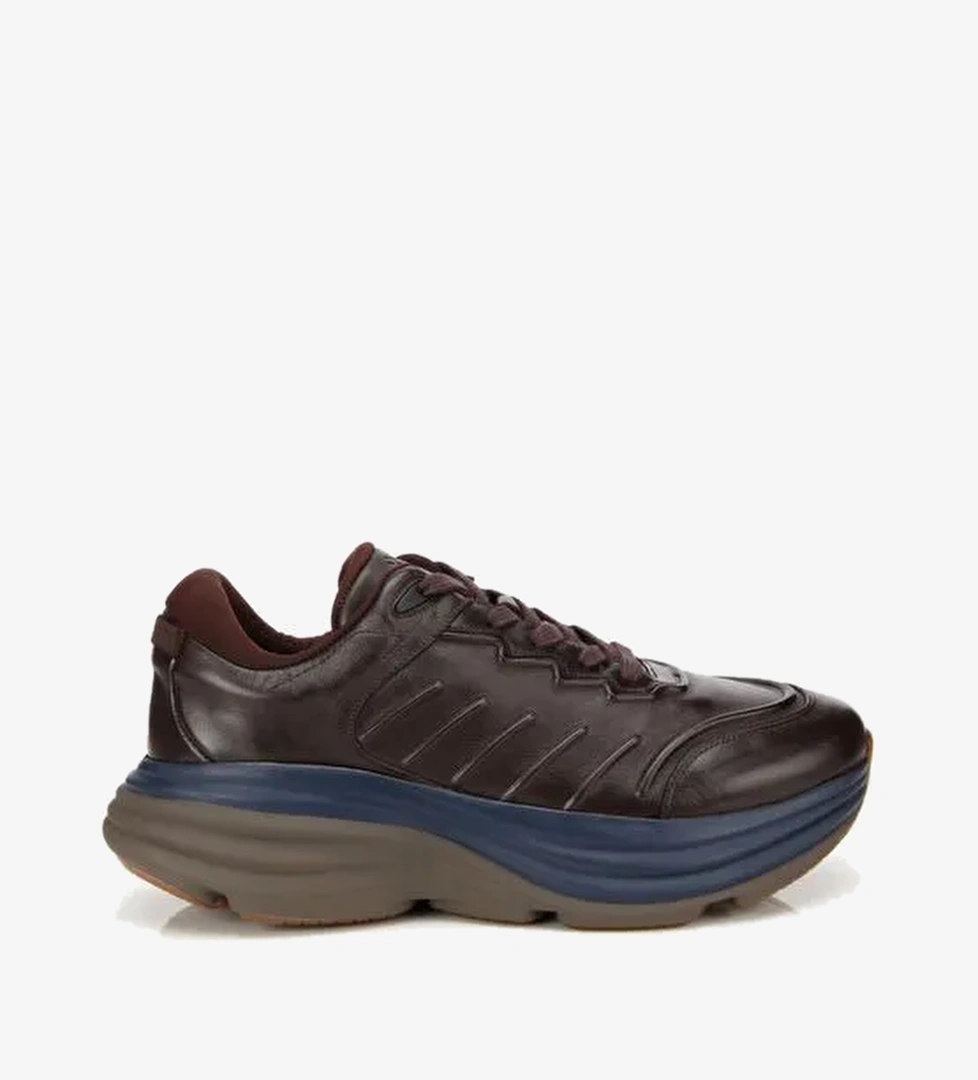 Erkek Deri Kahverengi Kalın Tabanlı Spor Ayakkabı 02AYH311360A480 - Görsel 1