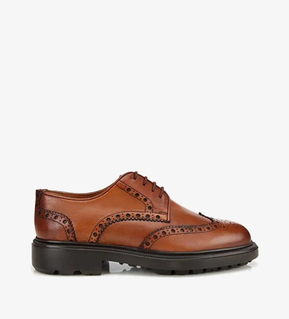 Erkek Deri Taba Rahat Klasik Ayakkabı 02AYH313850A370 - Görsel 1