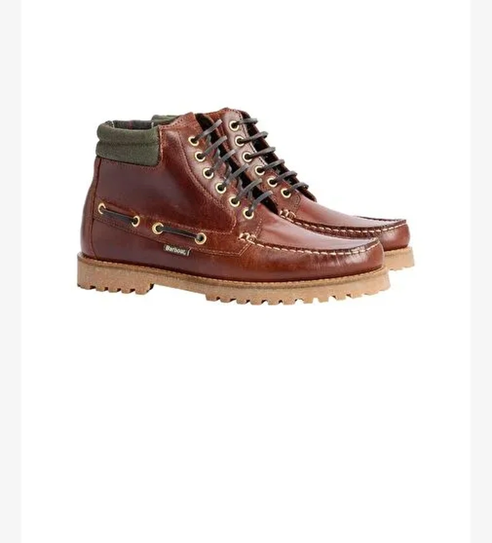 Barbour Tiller Moccasin Bot BR71 Mahogany - Görsel 1