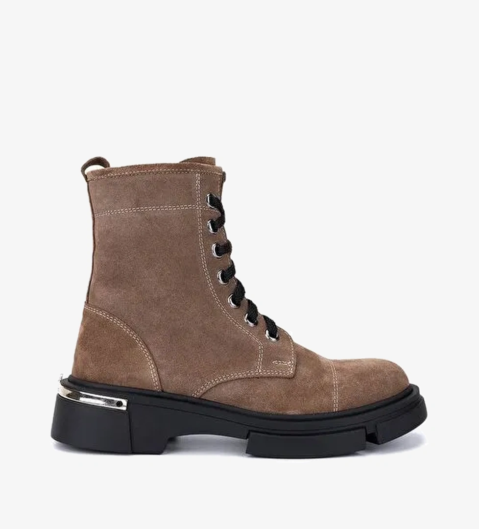Tamer Tanca Kadın Kahverengi Casual Bot - Görsel 1