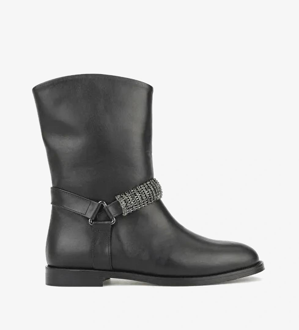 Ziya, Kadın Hakiki Deri Çizme 1531030Z25110 Siyah - Görsel 1