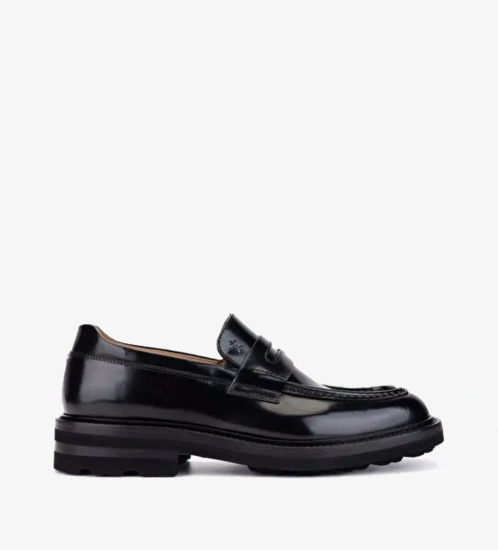 Tamer Tanca Erkek Hakiki Deri Siyah Açma Klasik Ayakkabı - Görsel 1