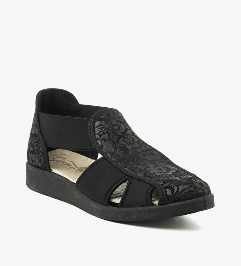 Kadın Sandalet 169 Green Life STRETCH WOMEN'S FOOTWEAR Black - Görsel 1